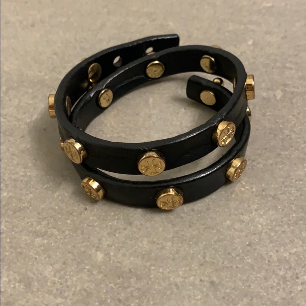 Tory Burch Leather Wrap Bracelet